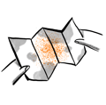 A cluster map