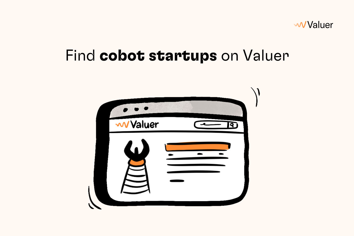 Find cobot startups on Valuer