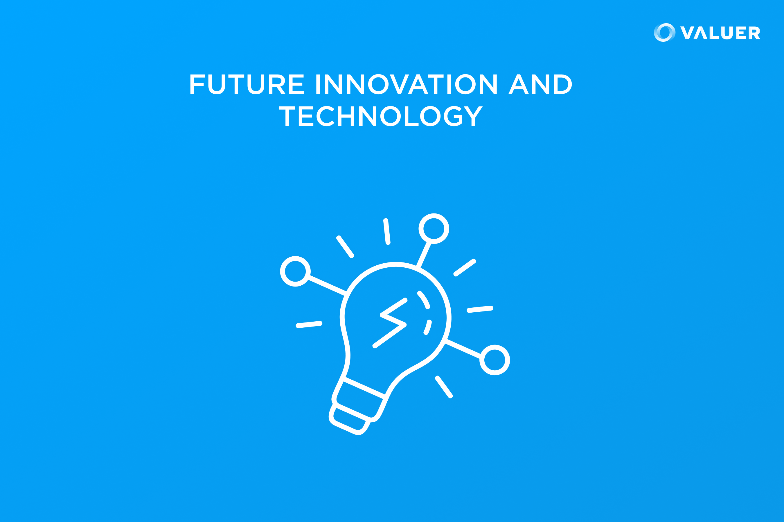 Future Innovation and Technology Data Protection with a lightbulb