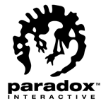 paradox interactive logo black with white background