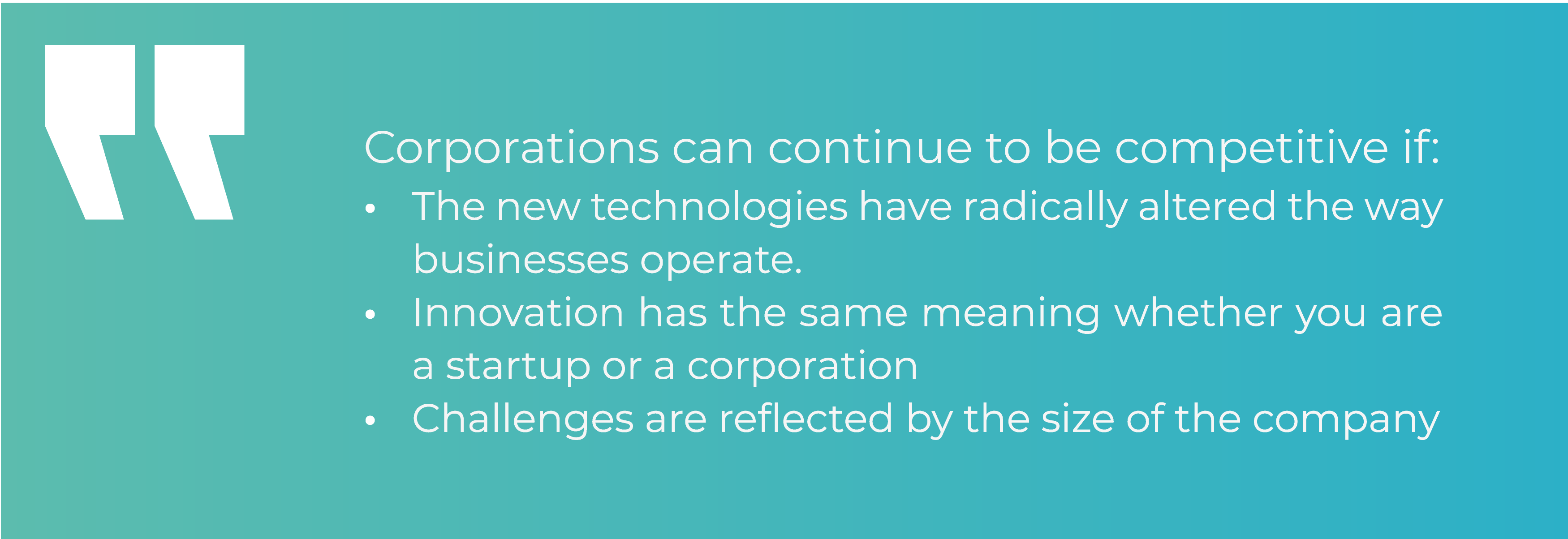what corporations can do to be competitive