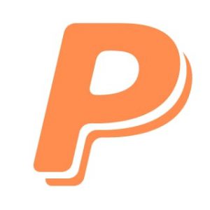 The Penny Matters - Orange P on a white background