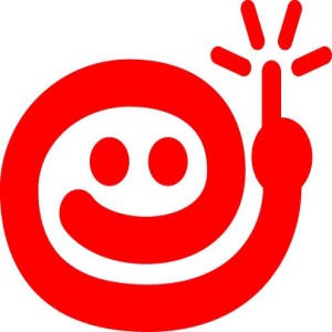 The Self-Employed smiled red face on white background