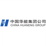 china huaneng group logo blue shape and black text