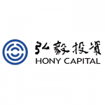 hony capital logo blue circle and chinese characters