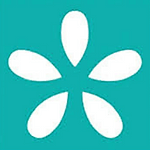 Luiss En Labs green blue flower logo