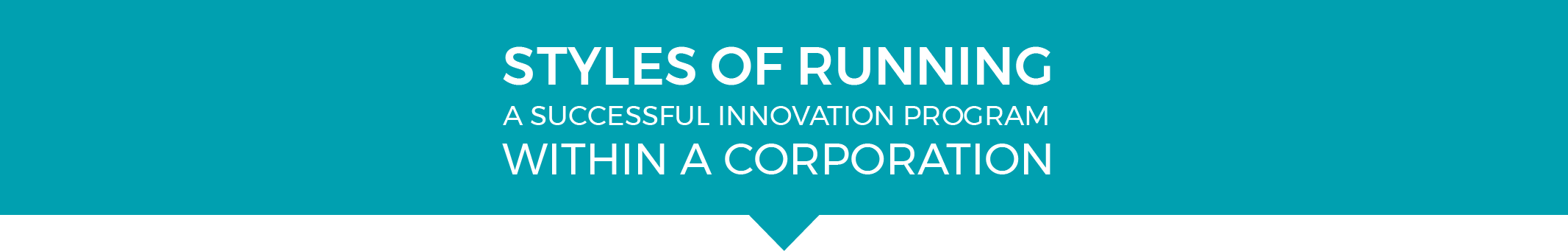innovation within a corporation banner