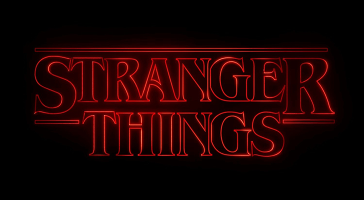 The logo of tv-drama, stranger things