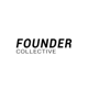 Founder Collective logo, black capital letters