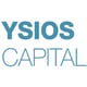 Ysios Capital logo, dark blue capitals, white background