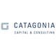 logo in dark blue capitals, unifinished grey square on the left side