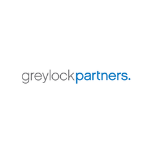 Greylock partners logo, black and blue letters