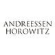 Andressen Horowitz logo, black capital letters