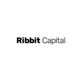 Ribbit Capital logo, black letters, with part of the name bolt