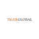 Tiger Global logo, orange and grey capital letters