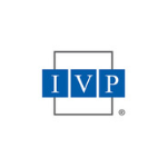 IVP logo, white capital letters inside of the blue squares