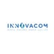 Innovacom logo, light and dark blue capital letters