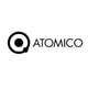 logo with the black and white circles before the name, capital letters