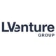 LVenture Group logo, first two letters are black capital letters,white background