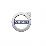 volvo logo grey circle and arrow