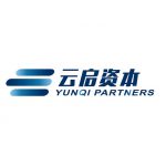 yunqi logo blue text and blue chinese characters
