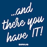 And there you have it logo - blue background white text