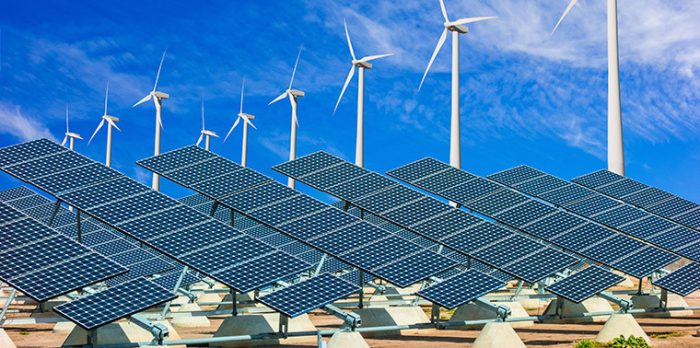 solar power and wind energy