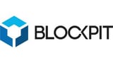 Logo of Blockpit. Colors: blue and black on white background
