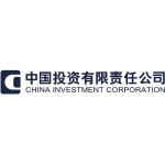 china investment corporation logo dark blue chinese text with white background