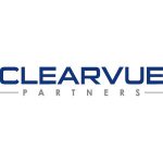 clearvue logo blue text