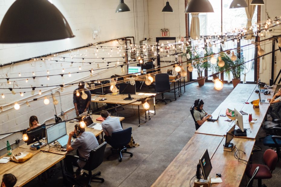 Image of a co-working space
