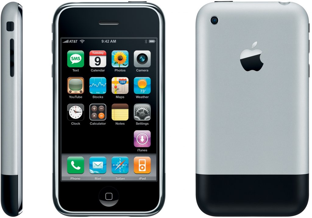 Original iPhone 2007 from 3 angles