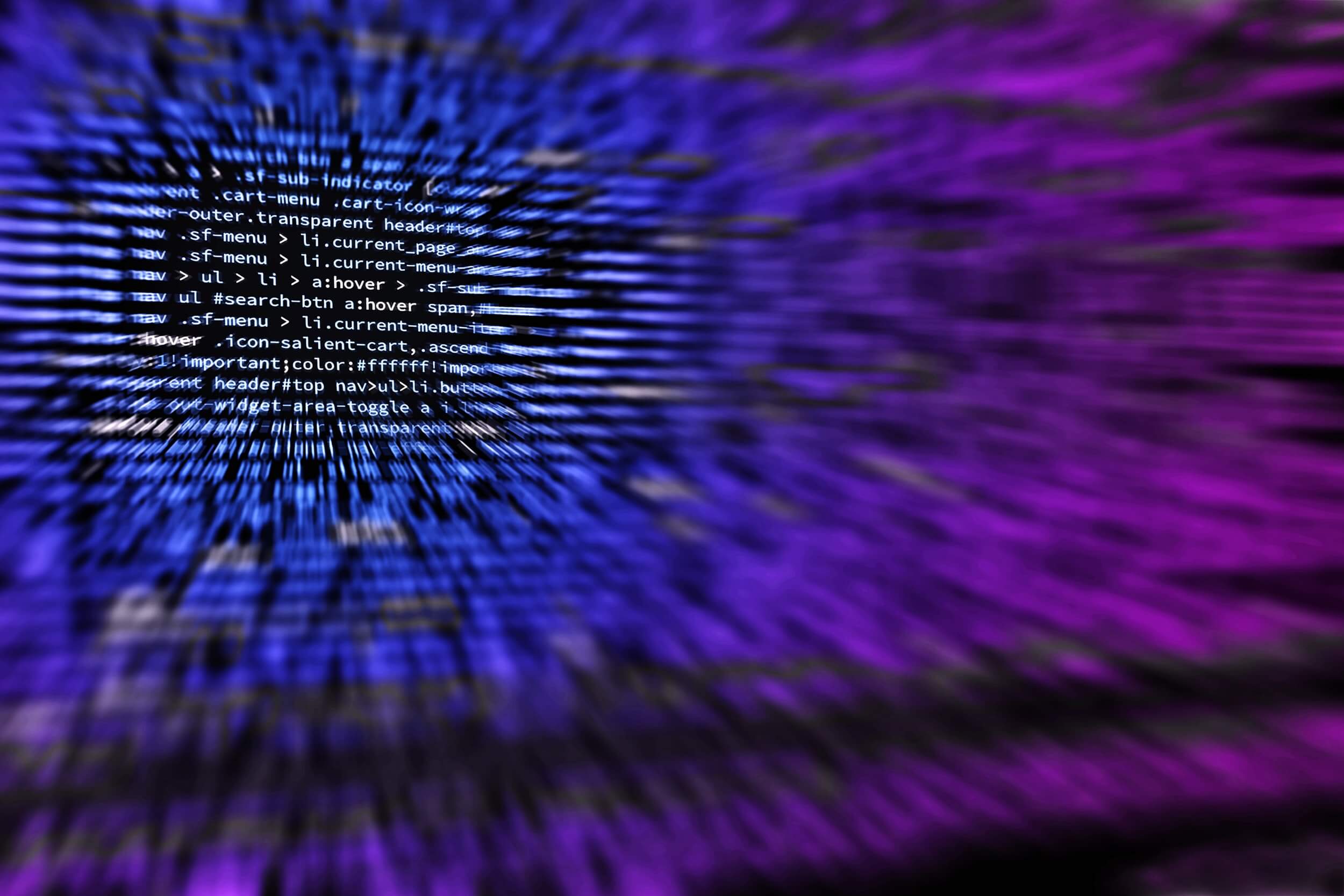 graphic displaying a code