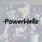 PowerWells logo black powerwells on transparent background with people