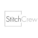 stitch crew white background grey square