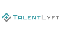 Talentlyft logo with teal and grey lettering on a white background