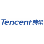 tencent logo blue with white background