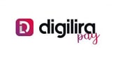 Logo of Digilira. Colors: black and pink on white background