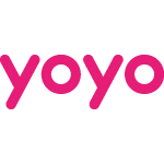 yoyo wallet logo pink with white background