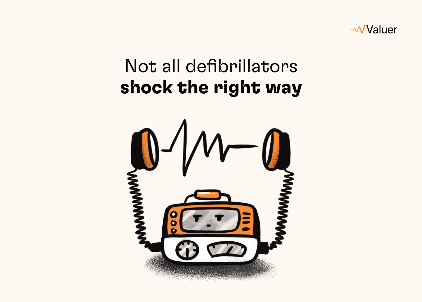 Not all defibrillators shock the right way