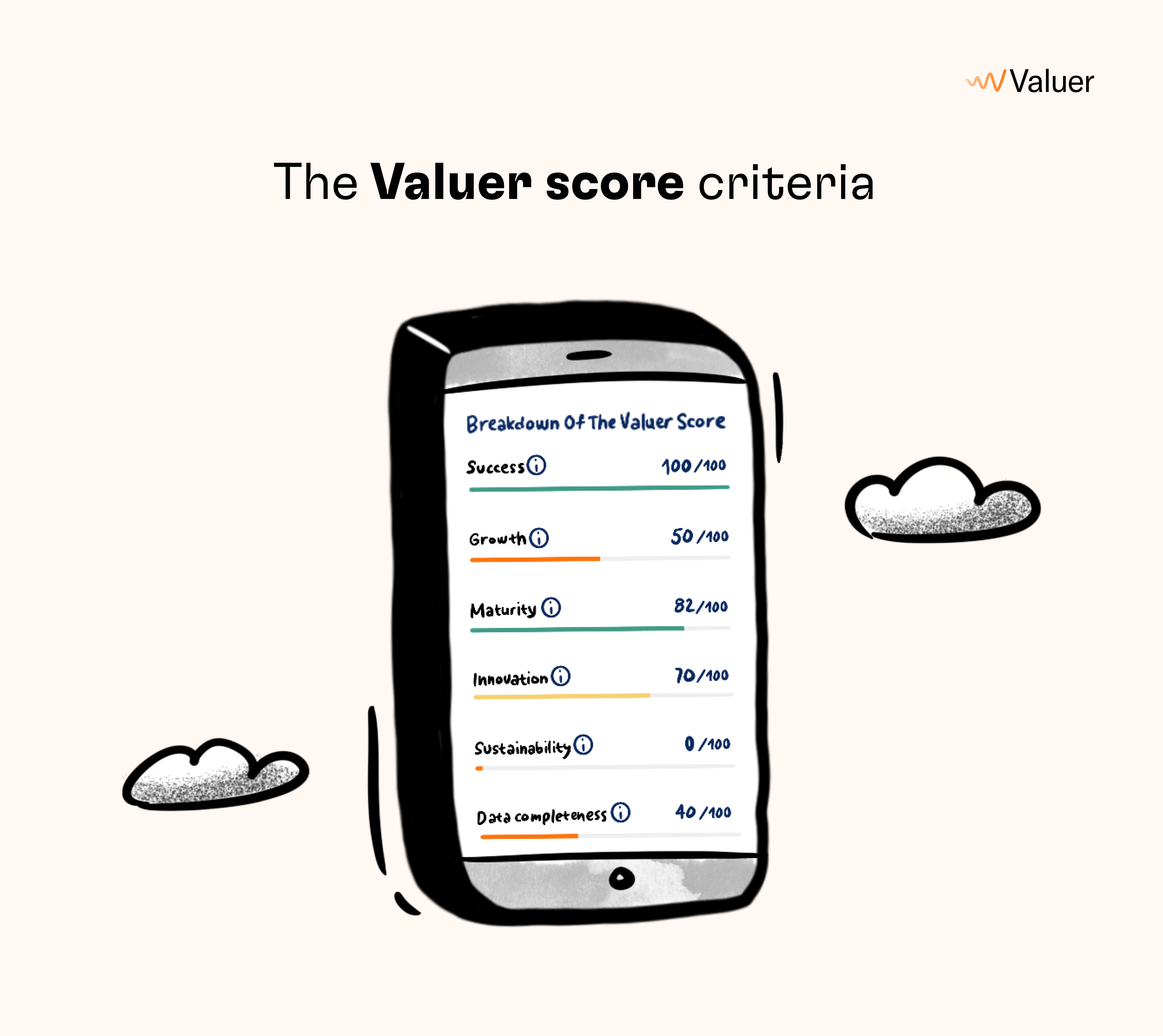 The Valuer score criteria 