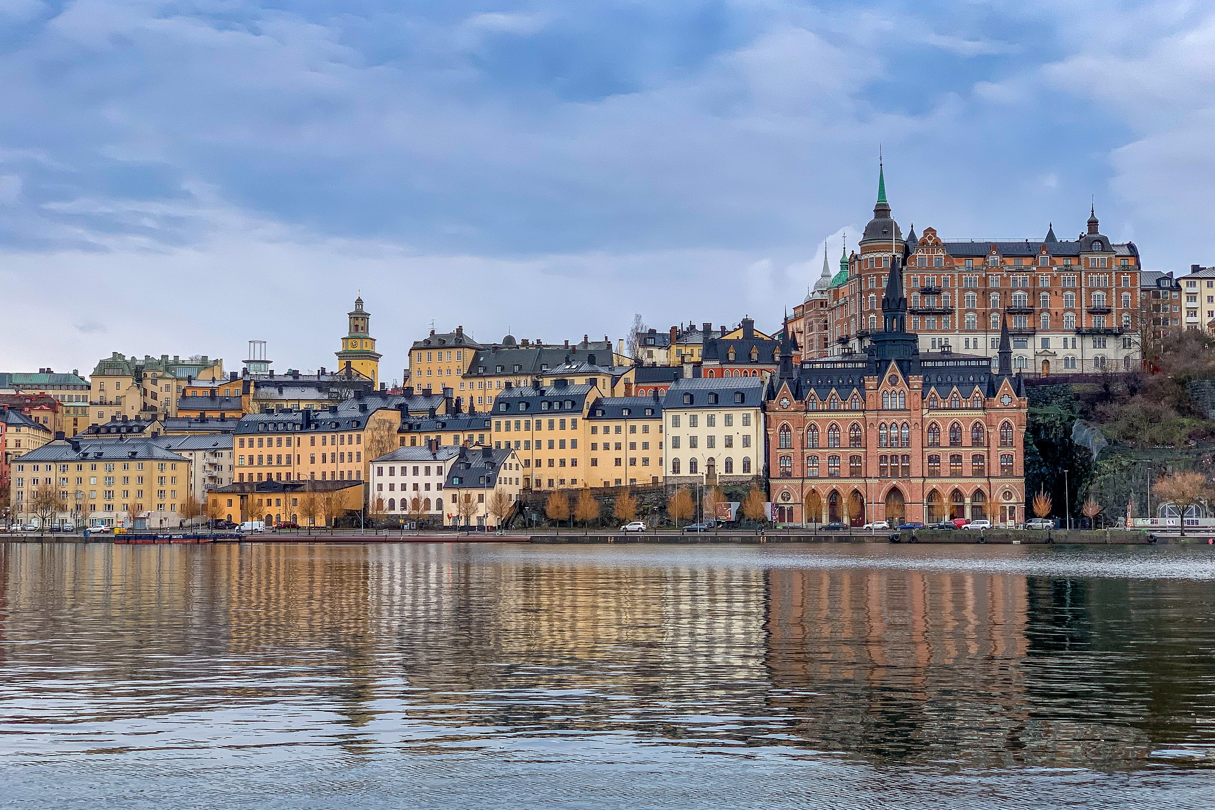 photo of stockholm from the water