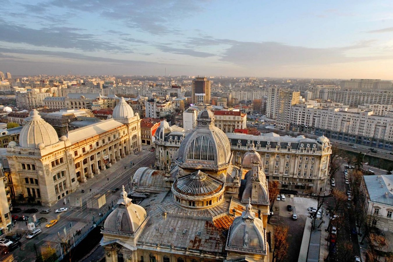 bucharest arial view