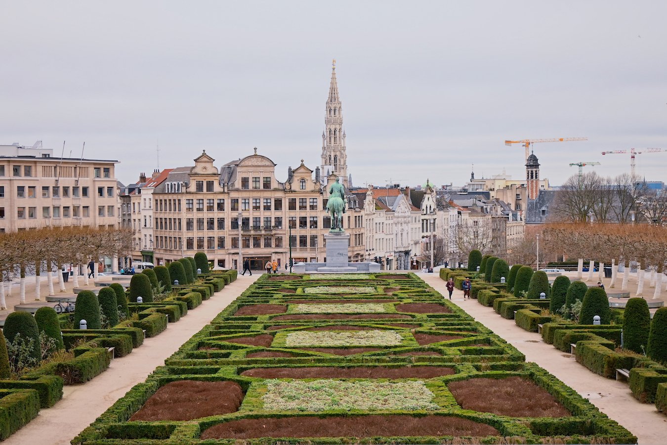 brussels from a city square