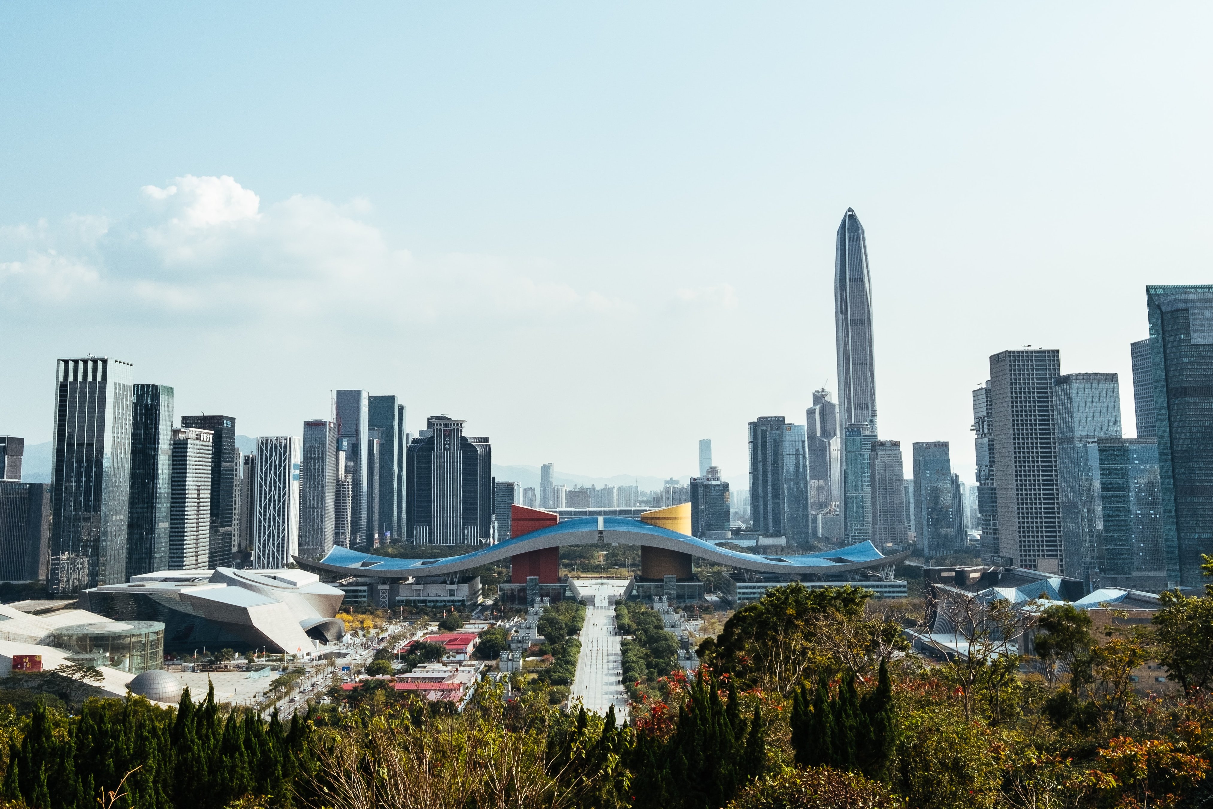 shenzhen, china and skyscrapers 