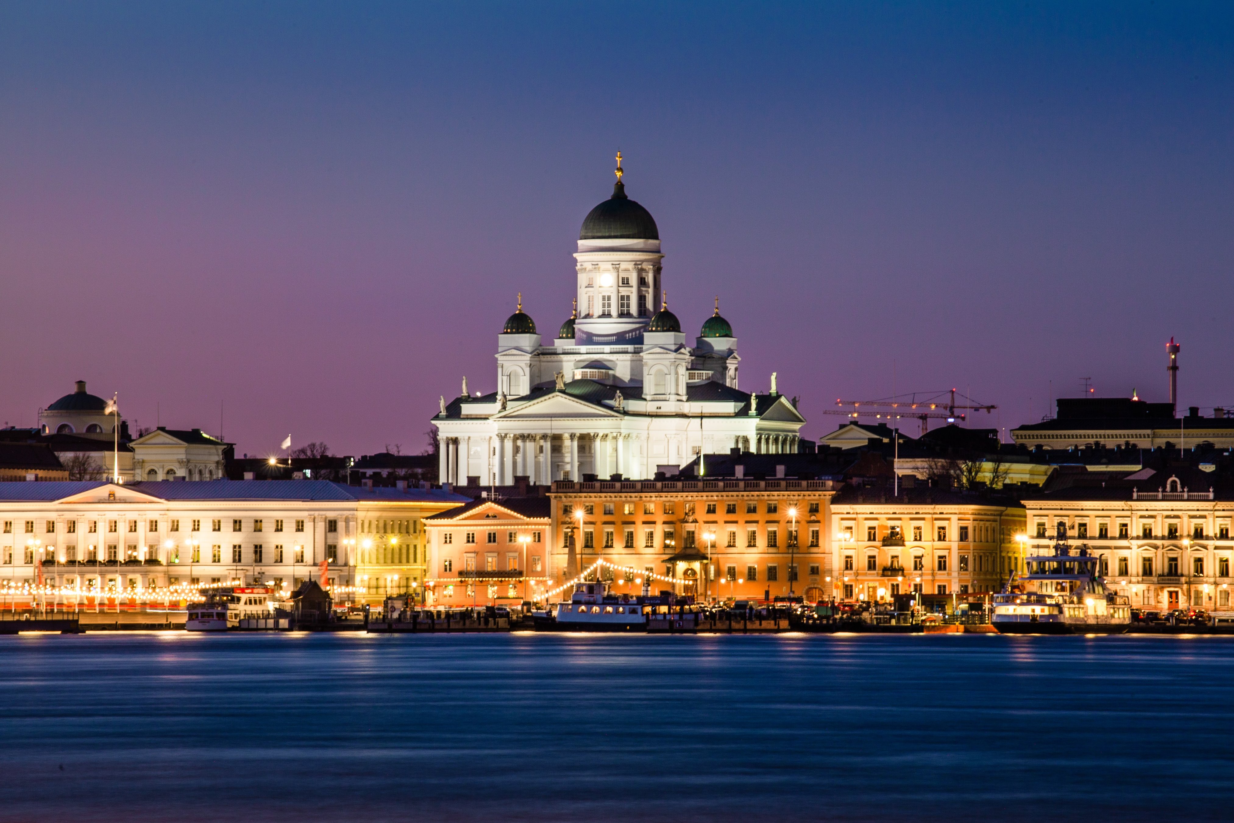 helsinki from the water