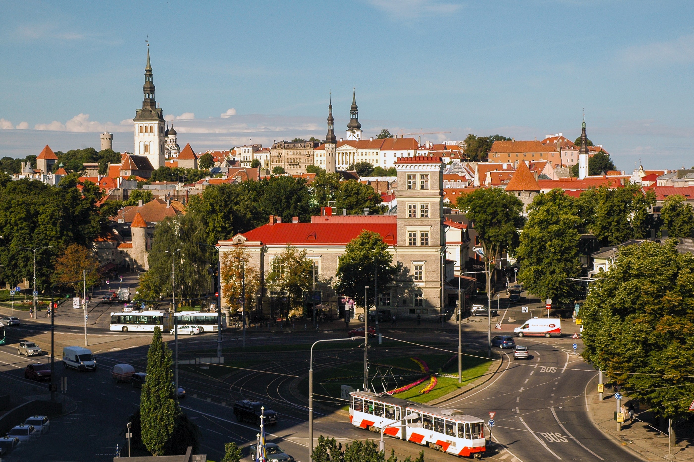 view of tallinn, estonia