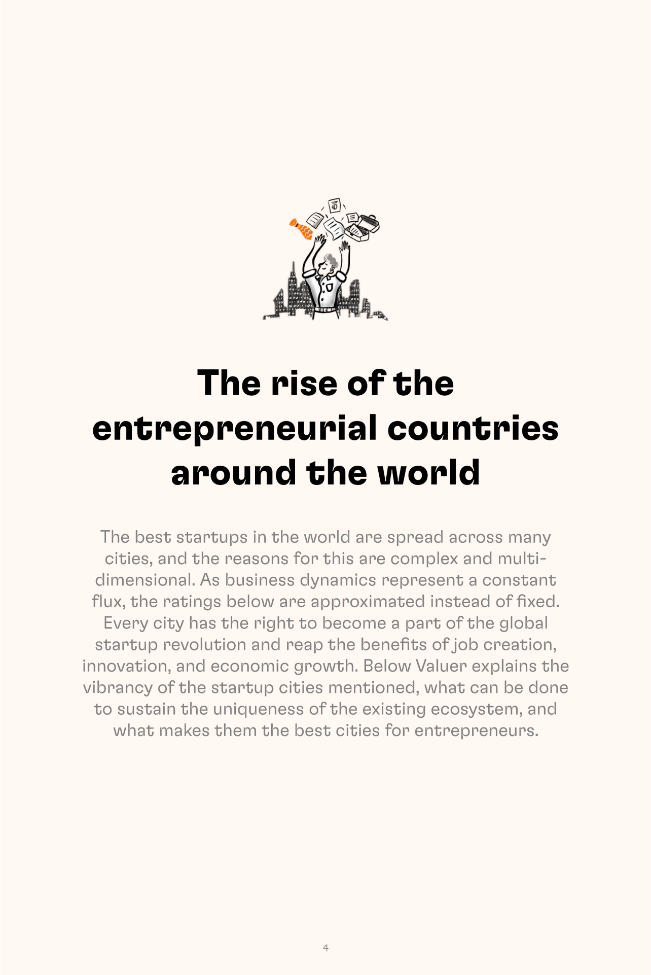 The rise of entrepreneurial countries around the world 