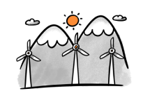 Wind energy farms