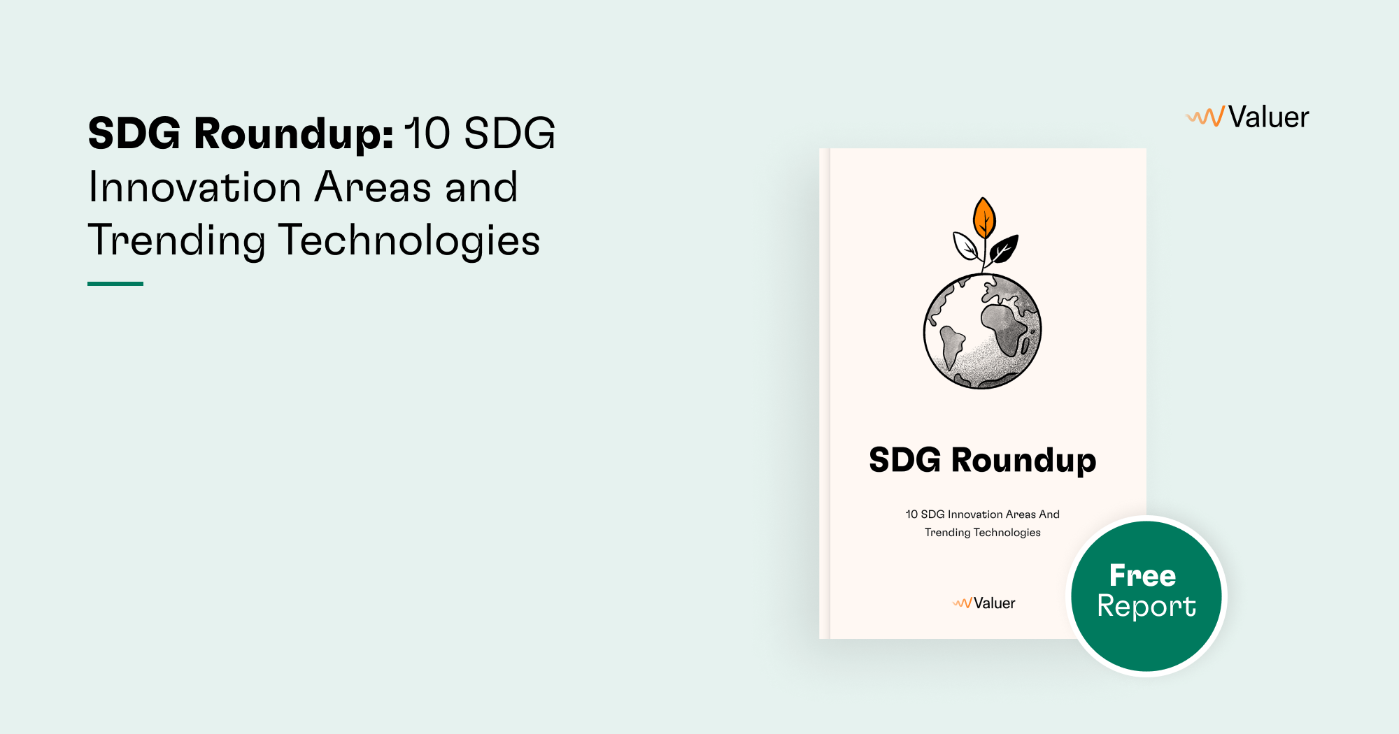 SDG Roundup - 10 SDG Innovation Areas and Trending Technologies